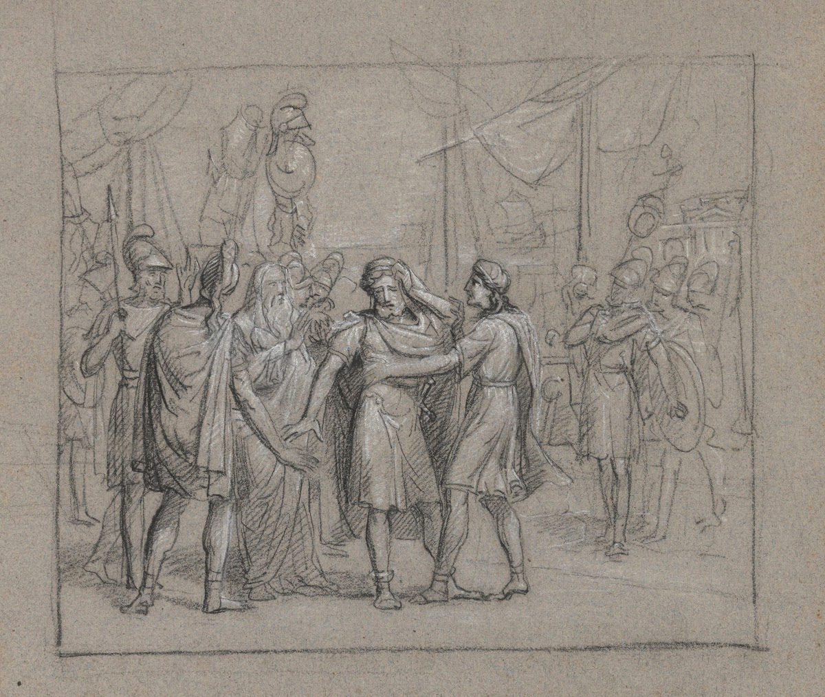 Scene with Warriors