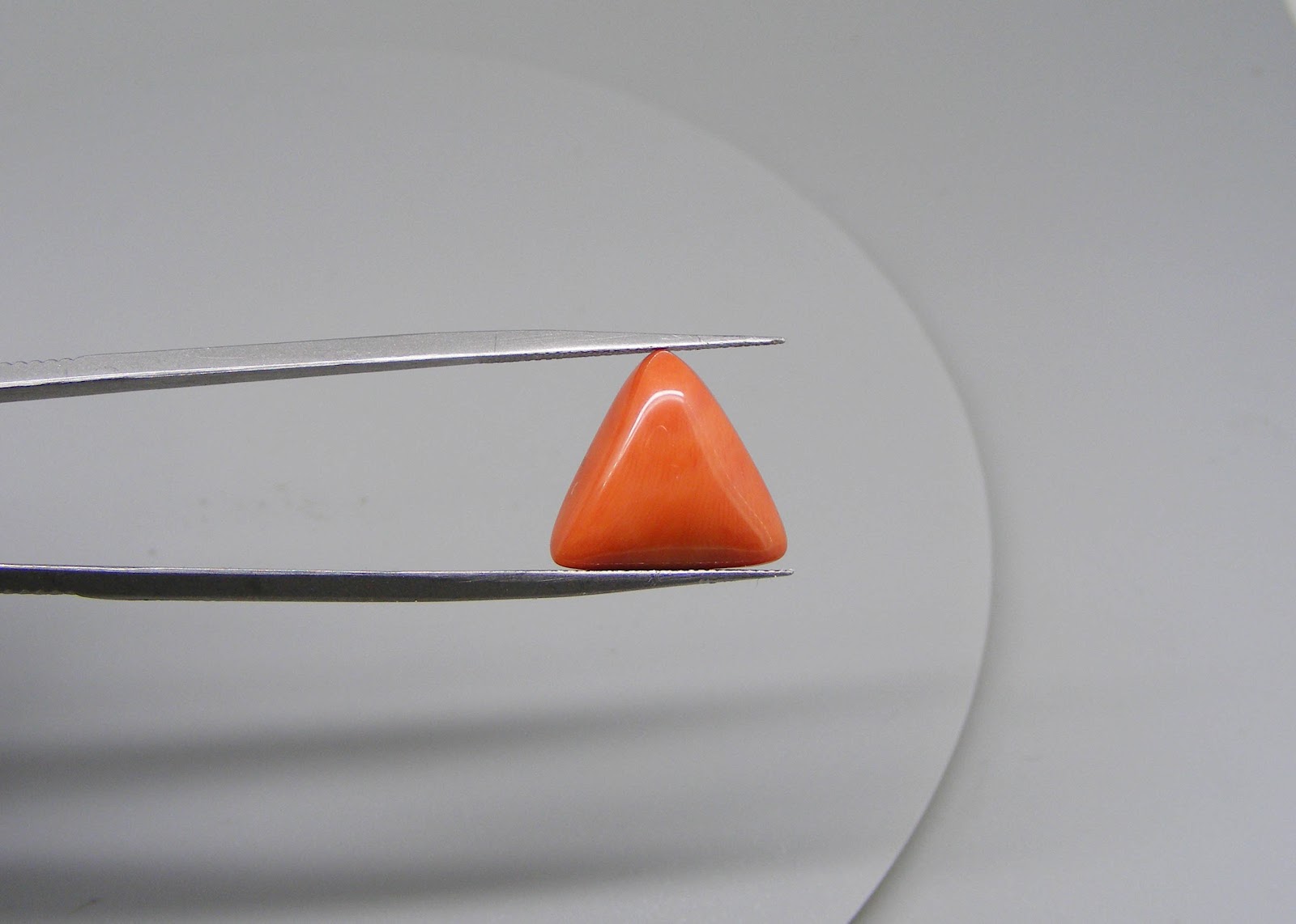 Natural Triangle Red Coral