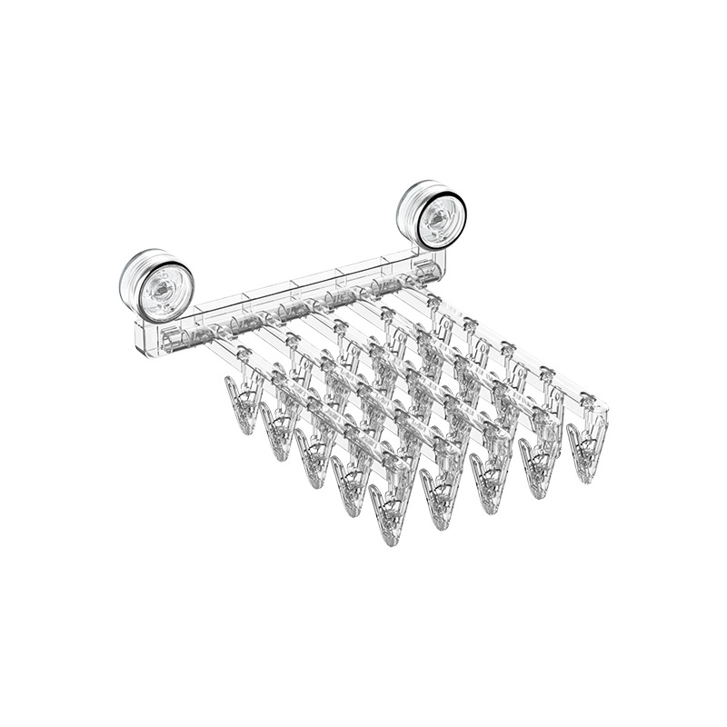 Suction Cup Laundry Rack, Folding, Model YM.7002