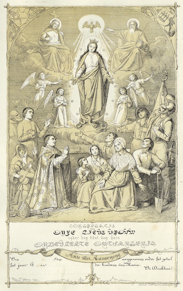 Congregatie van Onze Lieve Vrouw Onbevlekte Ontvangenis 1860