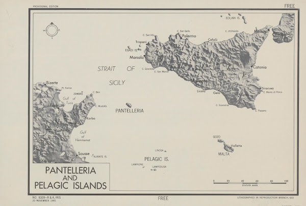 Pantelleria and Pelagic Islands 1945