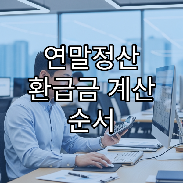 연말정산 환급금 계산 순서 처음부터 끝까지 쉽게 설명
