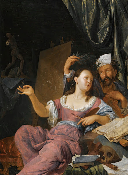 An Allegory Of The Arts Or painting BeingCrowned By Poetry