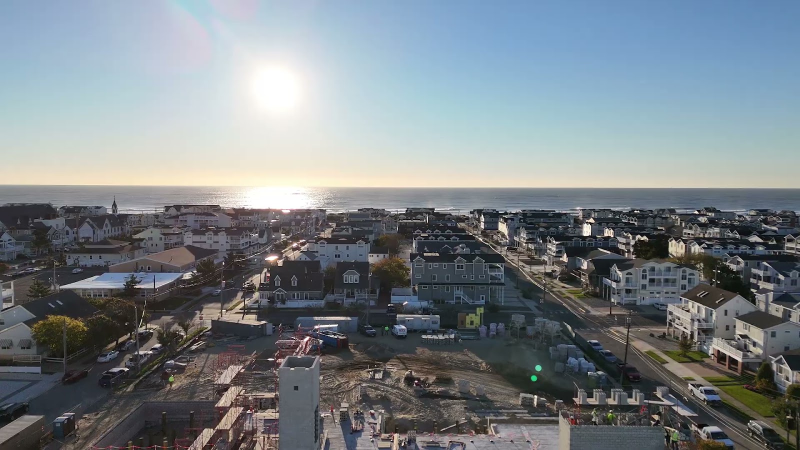 Coastal construction aerial