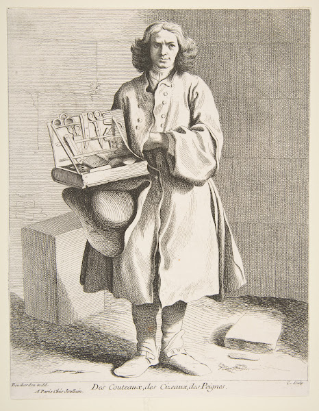 Peddler of Knives Scissors and Combs 1737 1746