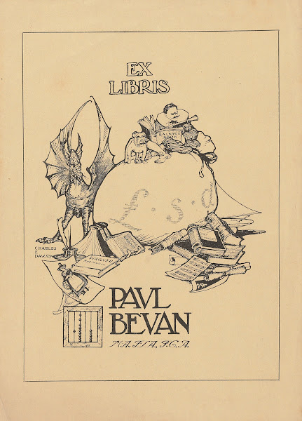 Bookplate of Paul Bevan