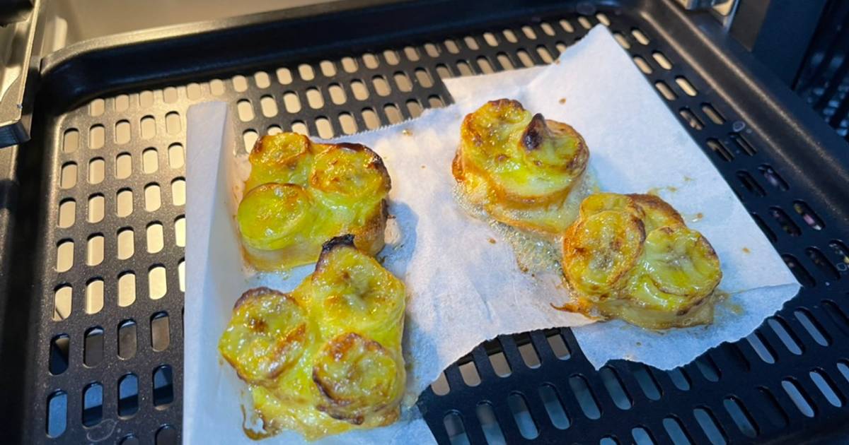 Bánh mì nướng bơ chuối - cho bé ăn thô tốt !!