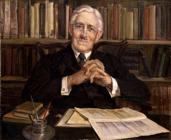 Portrait painting of Sir Truby King CMG circa 1935