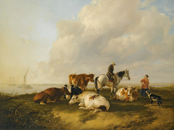 Inquiring For The Tilbury Ferry 1841