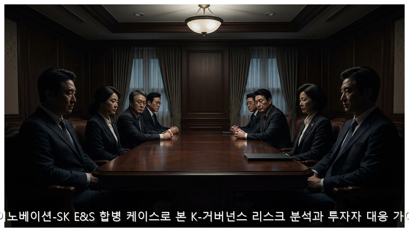 SK이노베이션-SK E&S 합병 케이스로 본 K-거버넌스 리스크 분석과 투자자 대응 가이드 핵심 안내 및 분석 인포그래픽 (6)