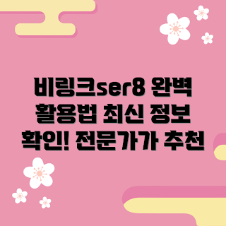 비링크ser8 추천, 비링크ser8 활용법, 2023 비링크ser8, 검증된 비링크ser8, 비링크ser8 전문가 가이드
