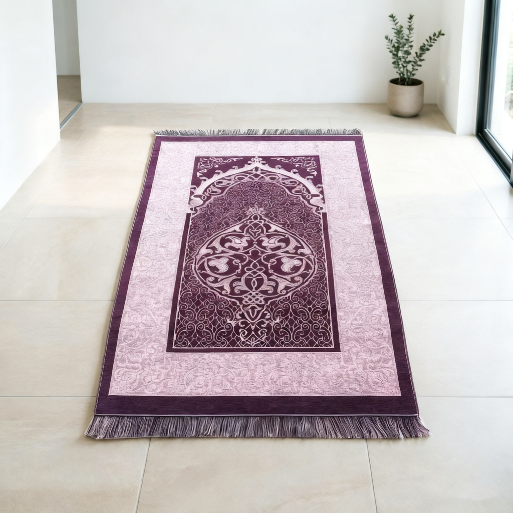 Gebetsmatte aus Polyester, 70 x 110 cm, Ethno-Design