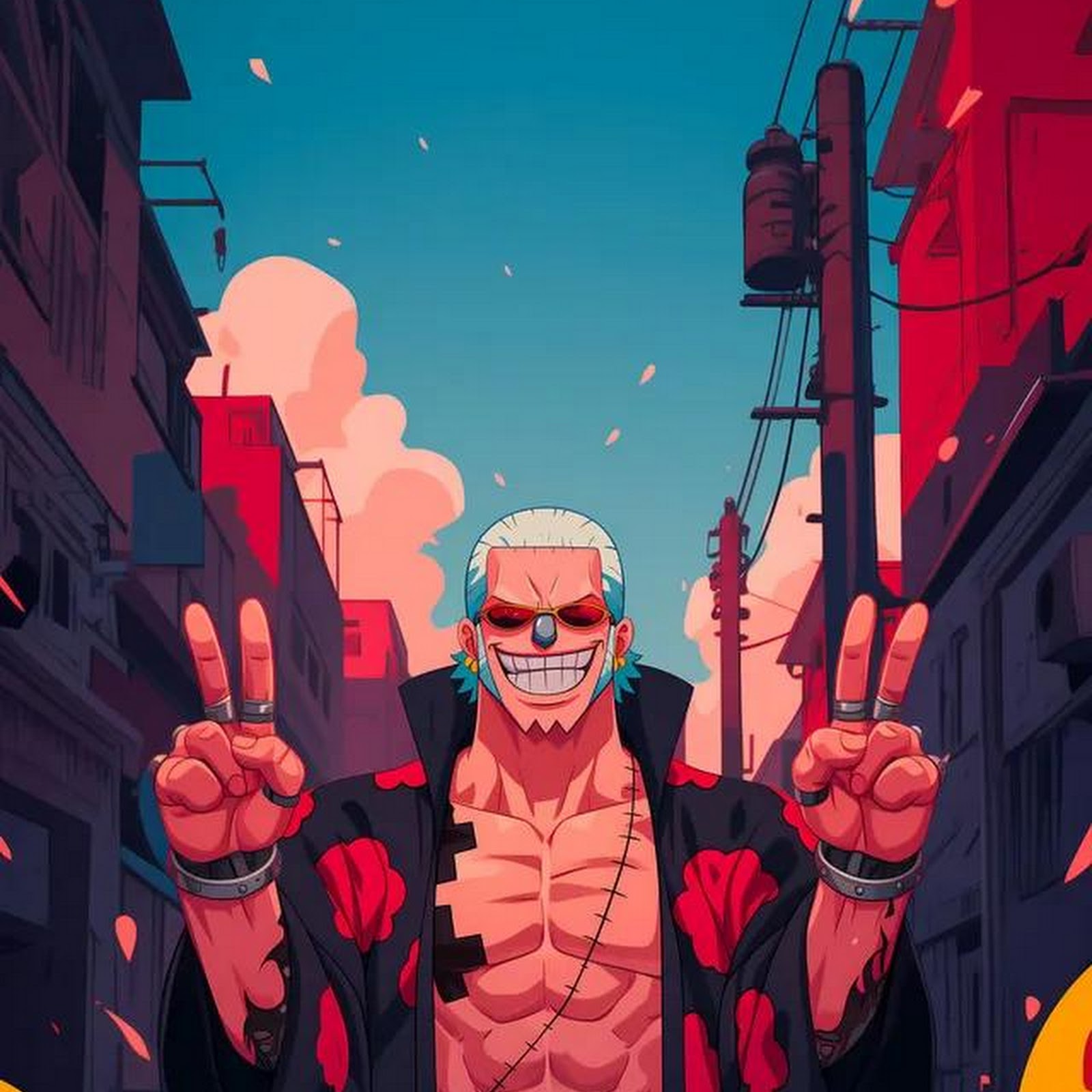 Download Anime, Manga, One Piece, Character Art iPhone