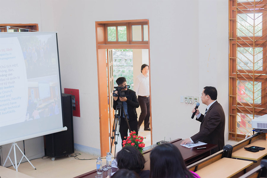 Hội nghị tổng kết hợp tác giữa Chương trình Úc cùng Việt Nam phát triển nguồn Nhân lực (Aus4Skills) và Trường Đại học Tây Bắc