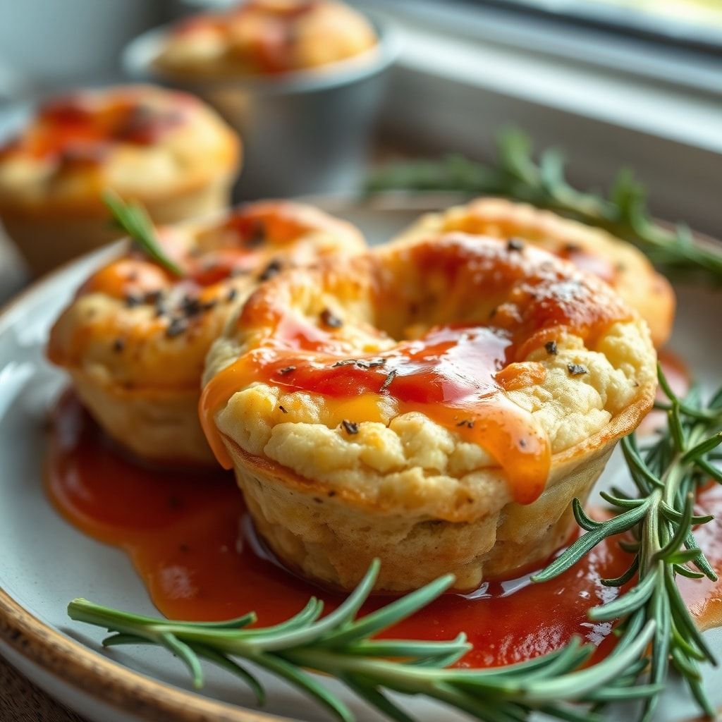 Rosemary Focaccia Muffins – Easy One-Bowl Homemade Appetizer