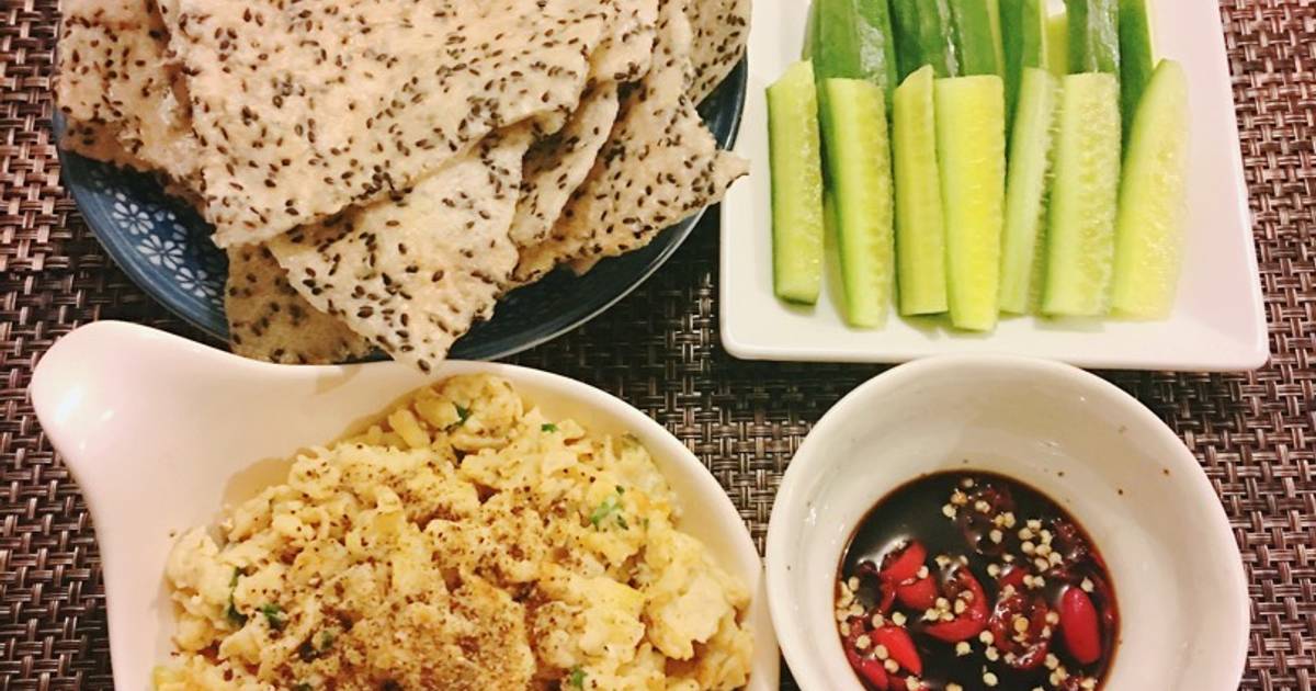 🥚Trứng Xào Xúc Bánh Tráng🌶🥒