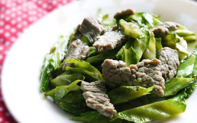 Đậu Rồng Xào Thịt Bò