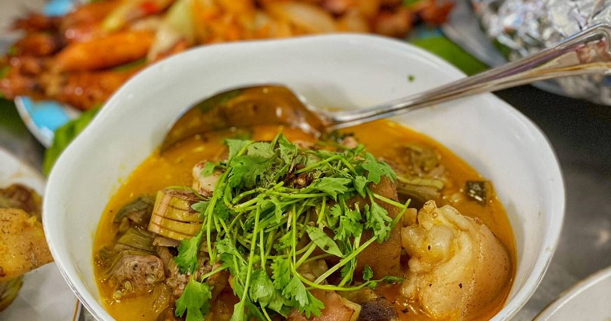 Canh Chuối Chát Nấu Giò Heo
