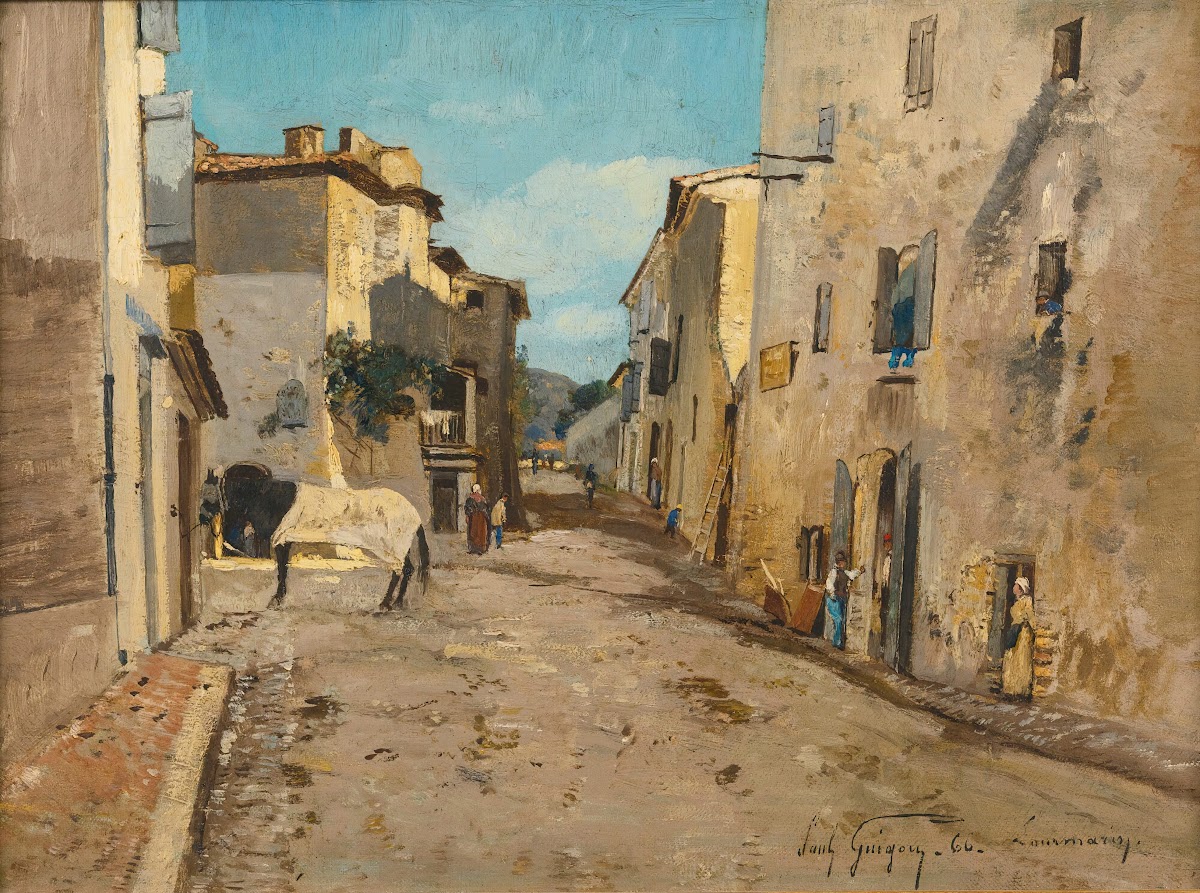 Rue À Lourmarin Vaucluse 1866