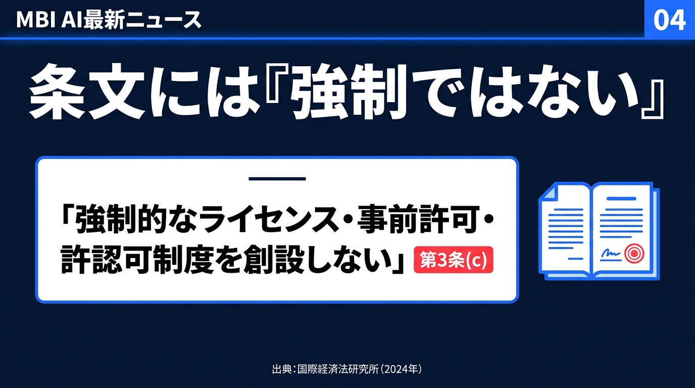 強制ではないと条文に書いてある