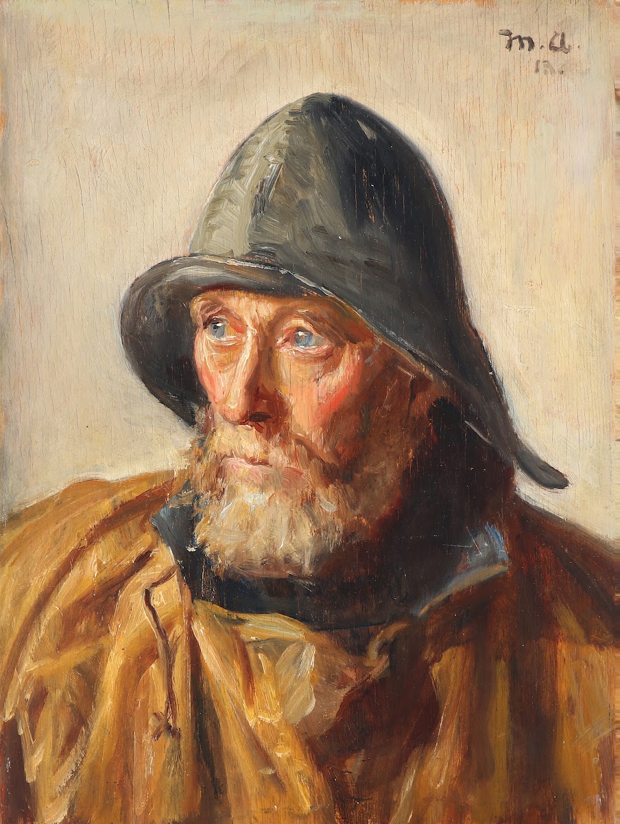 Portræt af en fisker 1913