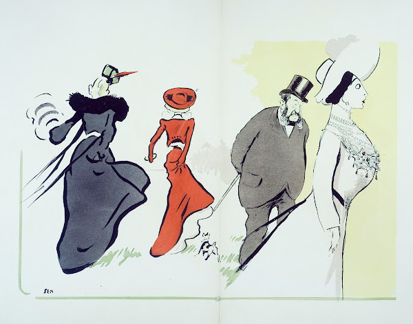 Gousticaire Marthe Helly Liane de Lancy Caroline Otero 1905