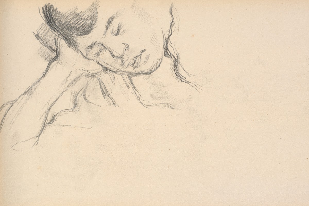 Figure Resting Head on Hand c 1889