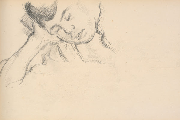Figure Resting Head on Hand c 1889