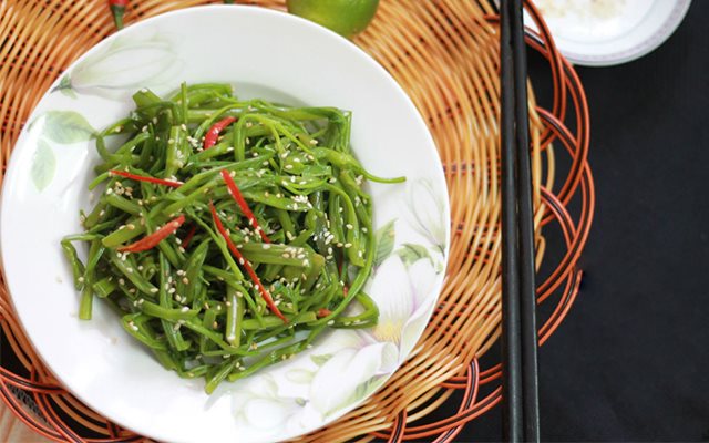 Gỏi Rau Muống Trộn Mè