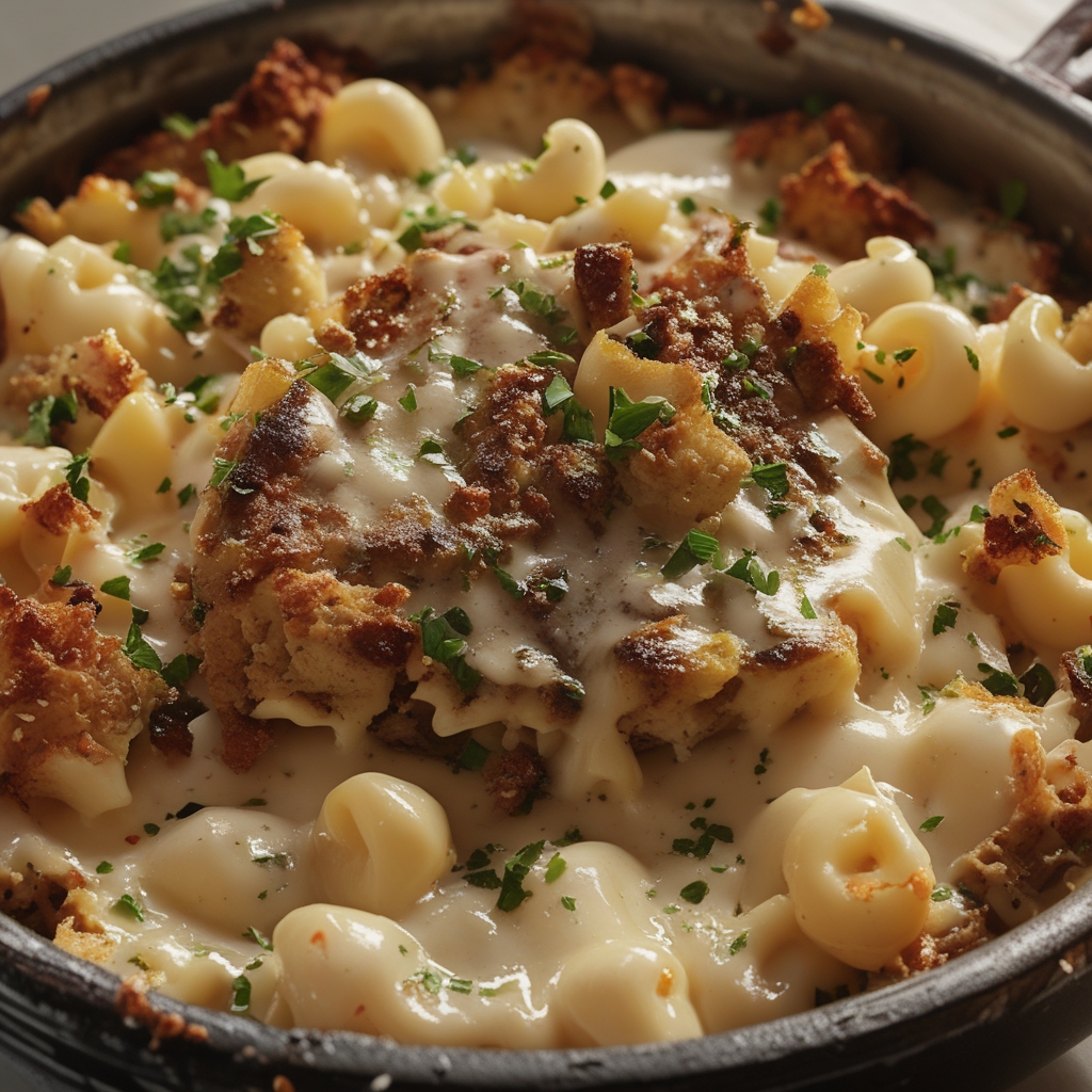 High-Protein Creamy Philly Cheesesteak Mac & Cheese Bliss - Easy & Delicious Comfort Food finished