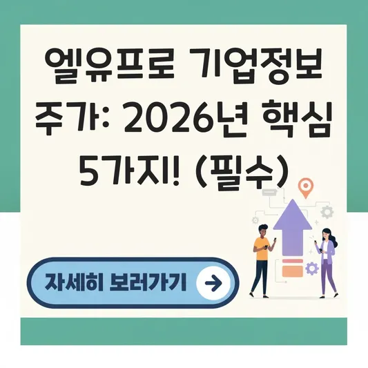 엘유프로 기업정보 주가 관련 문의