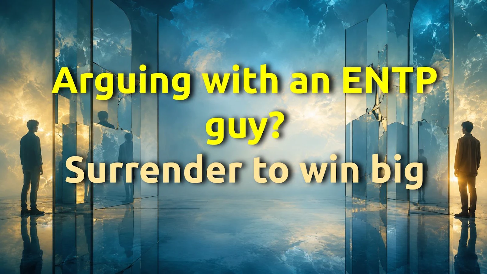Arguing with an ENTP guy? Surrender to win big