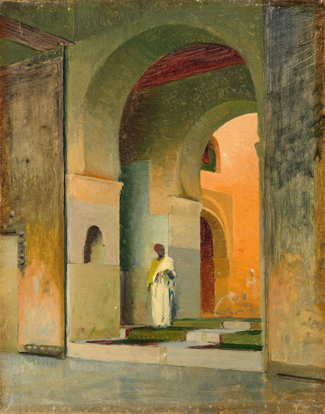 Studie für das Gemälde Die Nachtwache 1873