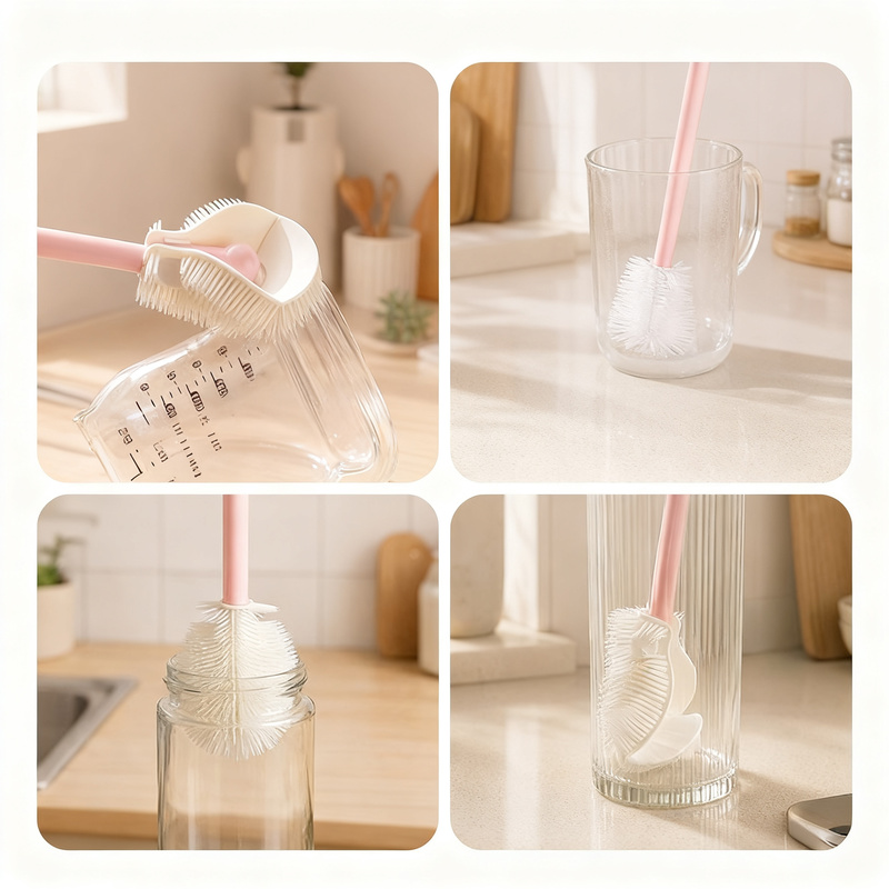 Silicone Cleaning Brush for Baby Bottles and Nipples