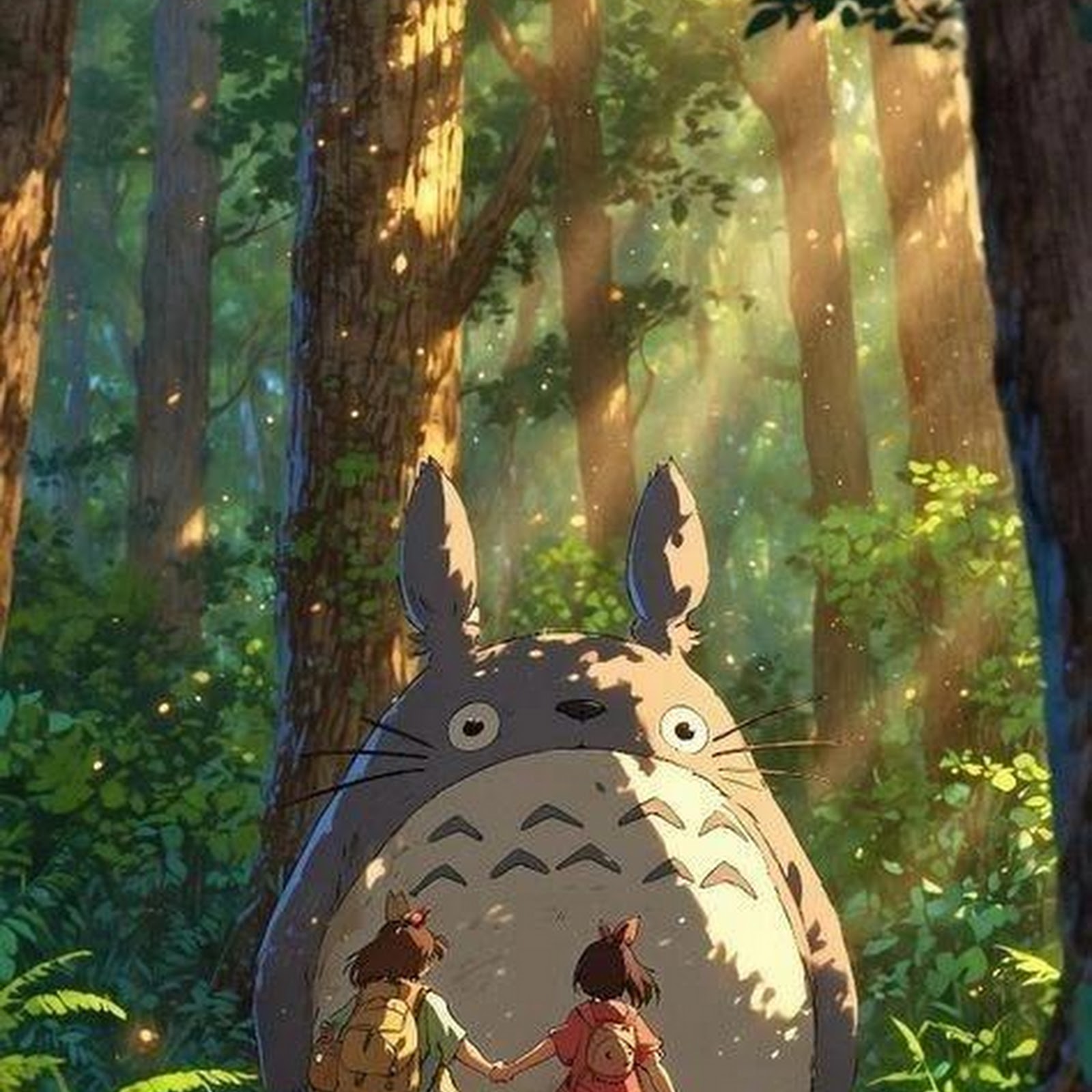Download Totoro, Anime, Forest, Studio Ghibli iPhone