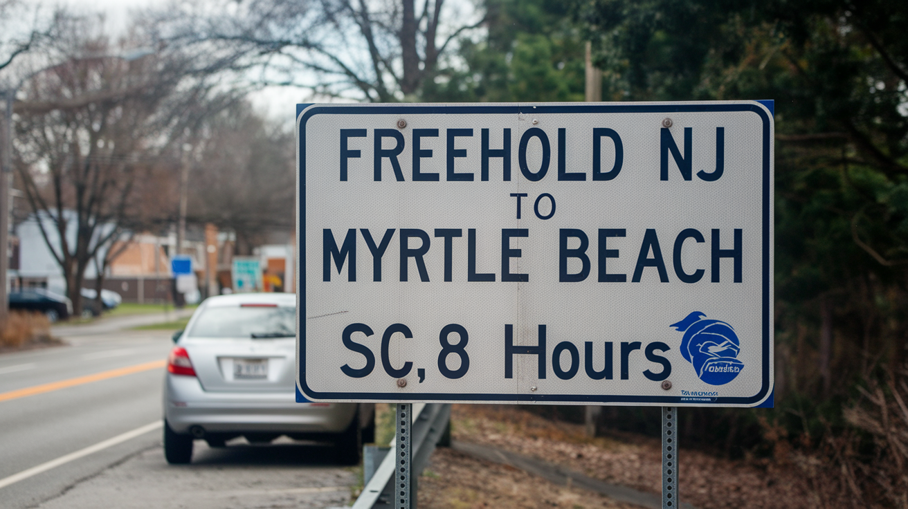 How Many Hours from Freehold NJ to Myrtle Beach SC