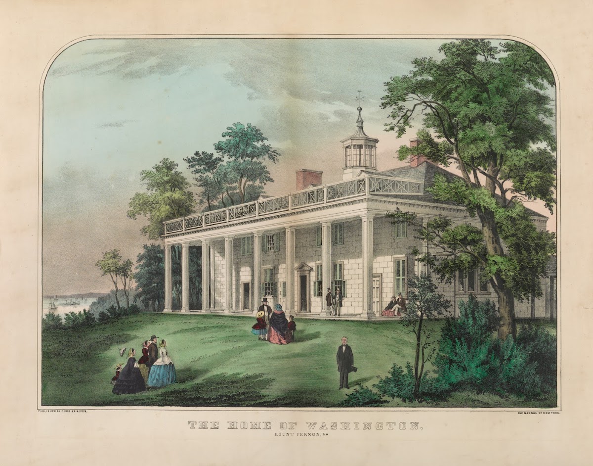 The home of Washington Mount Vernon Va
