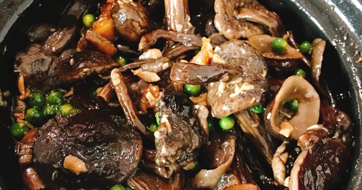 Nấm tràm kho tiêu xanh