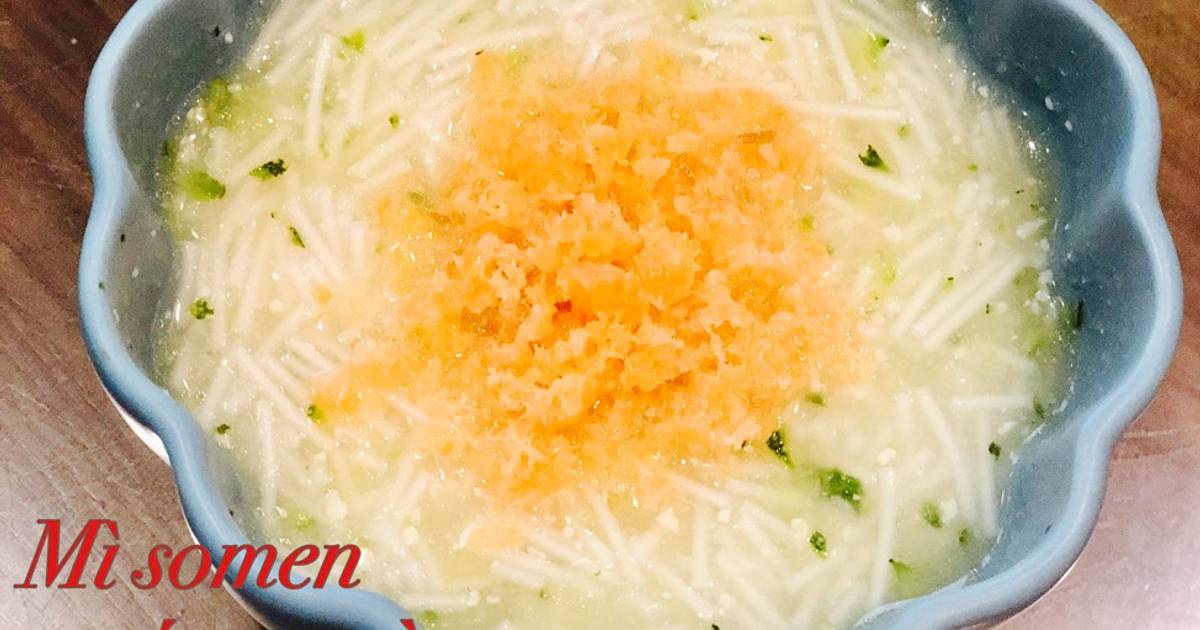 Mì somen cá hồi