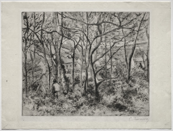 Wooded Landscape at LHermitage Pontoise 1879