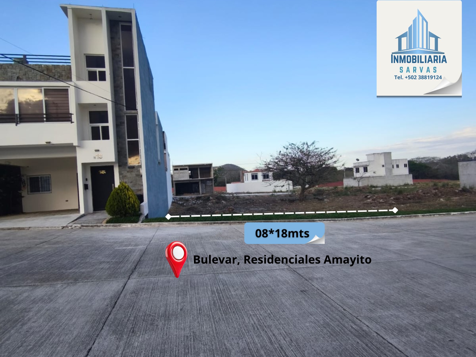 Lote en venta sobre bulevar principal, Residenciales Amayito