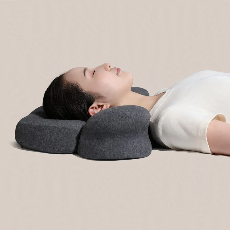 Ergonomic Neck Pillow Made of Memory Foam, Asymmetrical