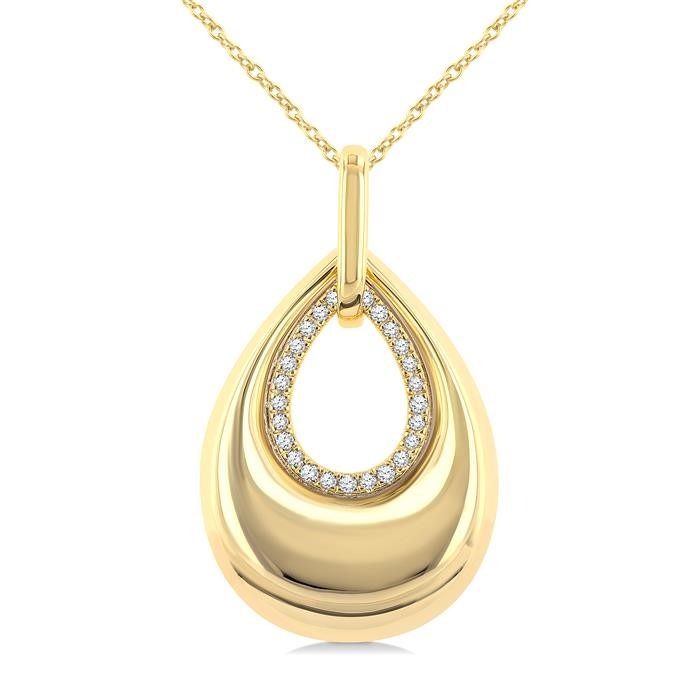 Bold Drop Diamond Fashion Pendant