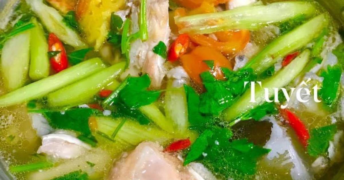 Canh chua đẩu cá hồi