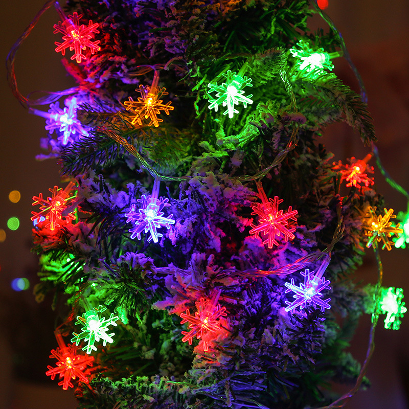 LED Snowflake String Light for Festive Decoration