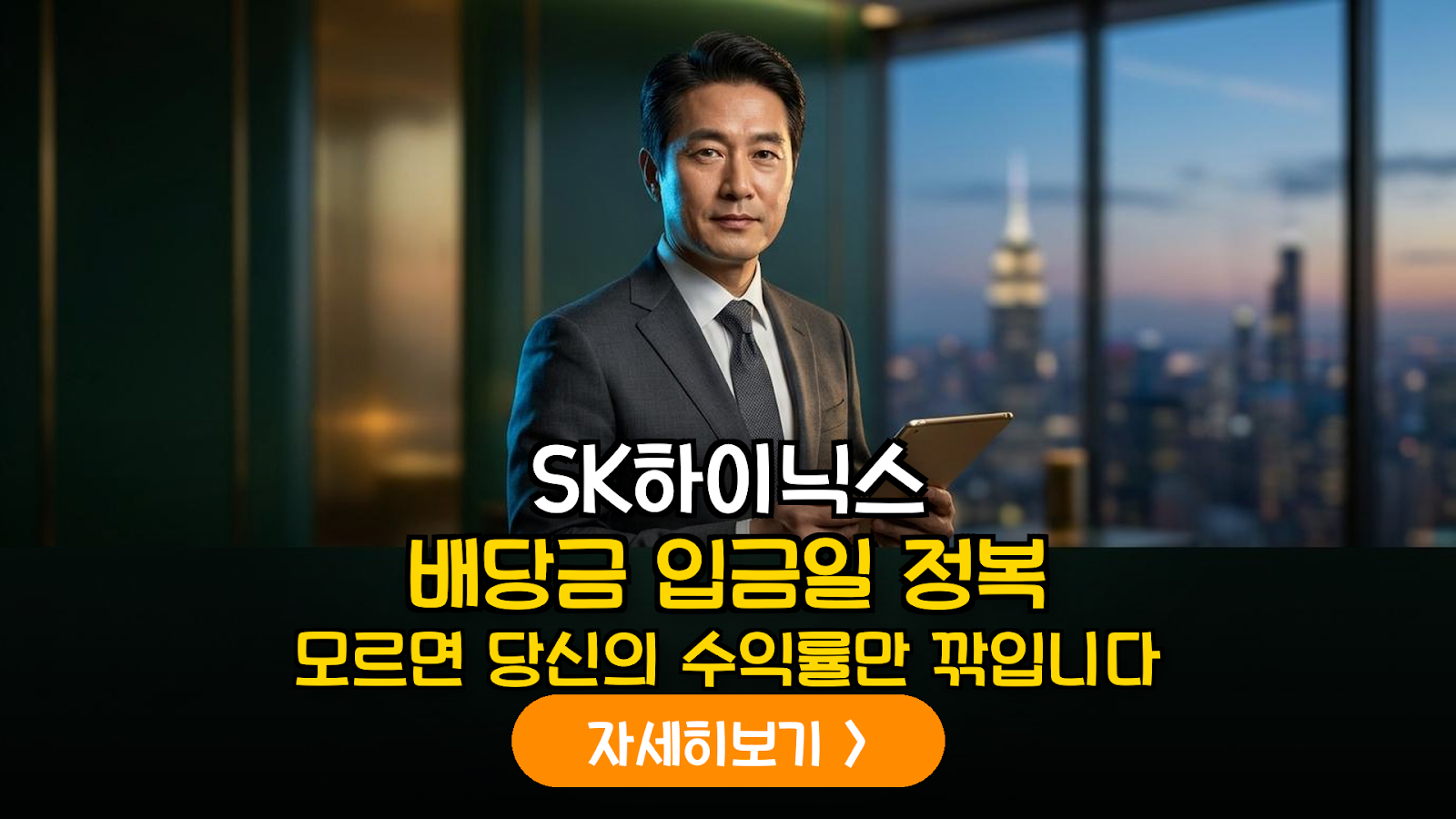 SK하이닉스 2026 배당 일정 및 절세 전략