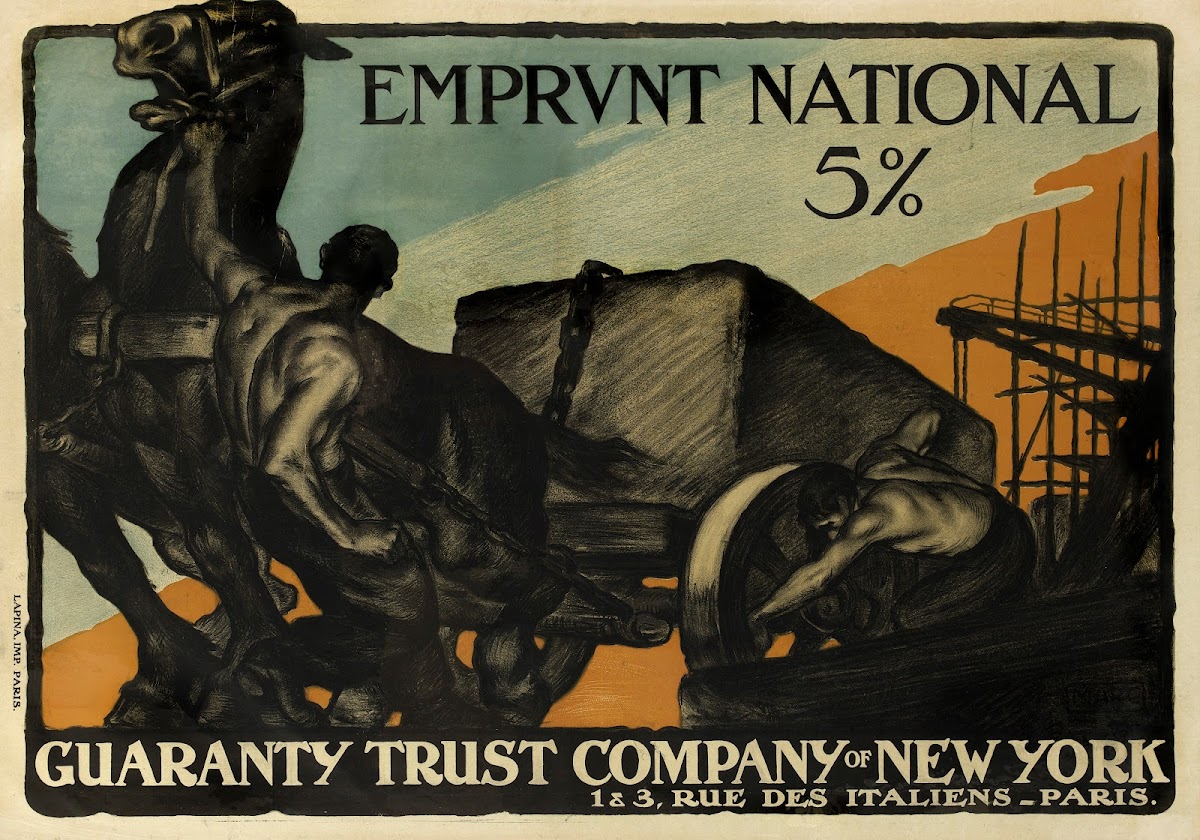 Emprunt National 5percent Guaranty Trust Company Of New York 1920