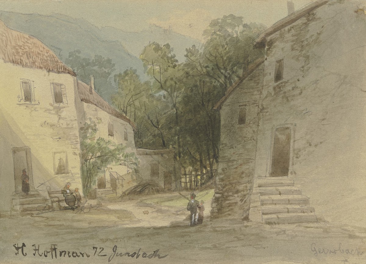 View of a village road 1872