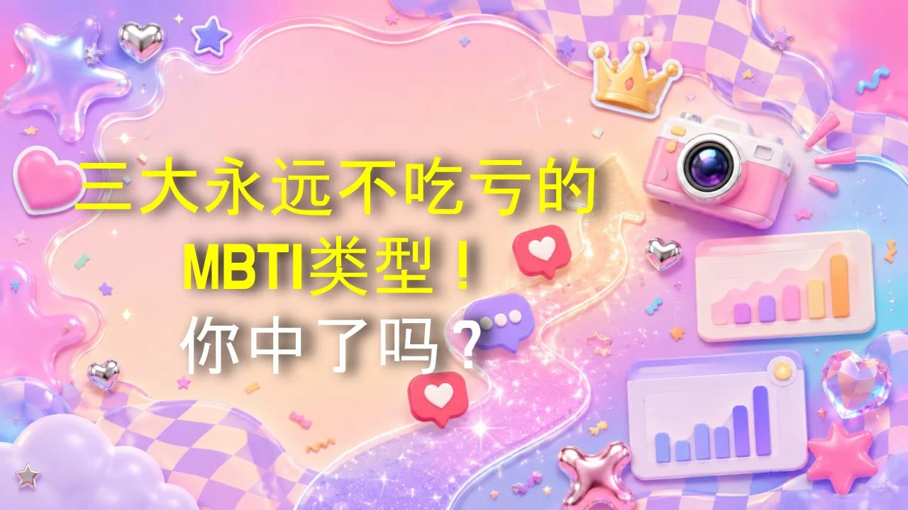 三大永远不吃亏的MBTI类型！你中了吗？