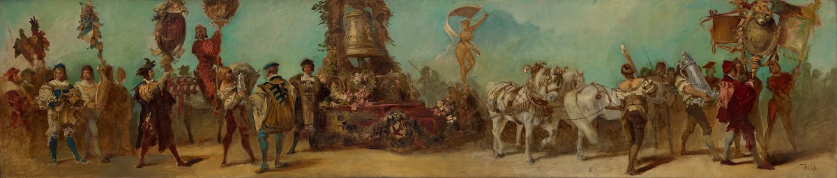 Entwurf zum Festzug 1879  Die Graveure und Erzgießer 1879
